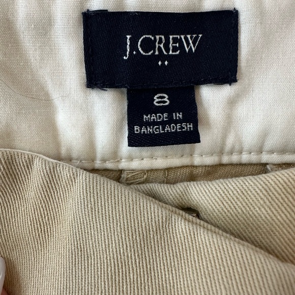 J. Crew Tan Stretch Chino Cotton Shorts - Picture 8 of 10